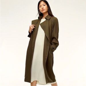 Aritzia Babaton Lawson Trench Coat Size XXS